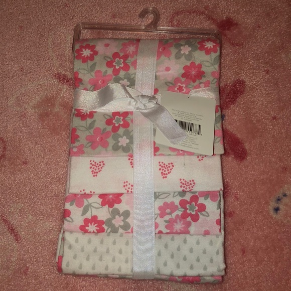Other - NWT bundle of 4 baby girl receiving blankets